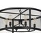 Maxim Lighting Palladium 6-Light 32" Wide Black / Natural Aged Brass Chandelier 20114BKNAB - alternate 3